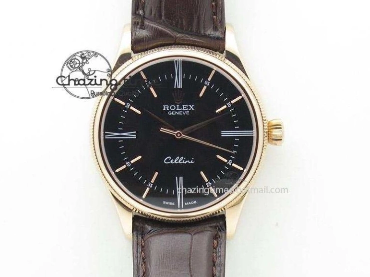 MiroTime 0117 Cellini 50509 SS Sliver Dial On Brown Leather Strap A2813 BP Maker OnTrend 4036